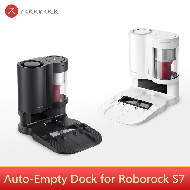 RockDock™Roborock otomatik boş Dock Roborock S7 yıkanabilir siklon çöp kovası toz otomatik toplamak 220V ile çalışır toz torbası