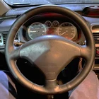 DIY Оригинальный чехол рулевого колеса автомобиля ForPeugeot 307 CC 307 SW 407 SW Кожаная оплетка для руля DIY шитье