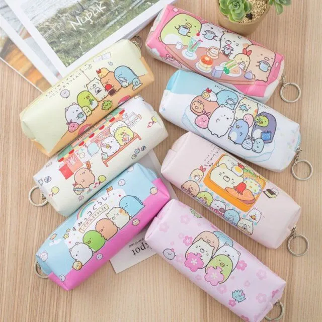 1 шт. милый пенал Sumikko gurashi для школы Большой Вместительный чехол карандашей