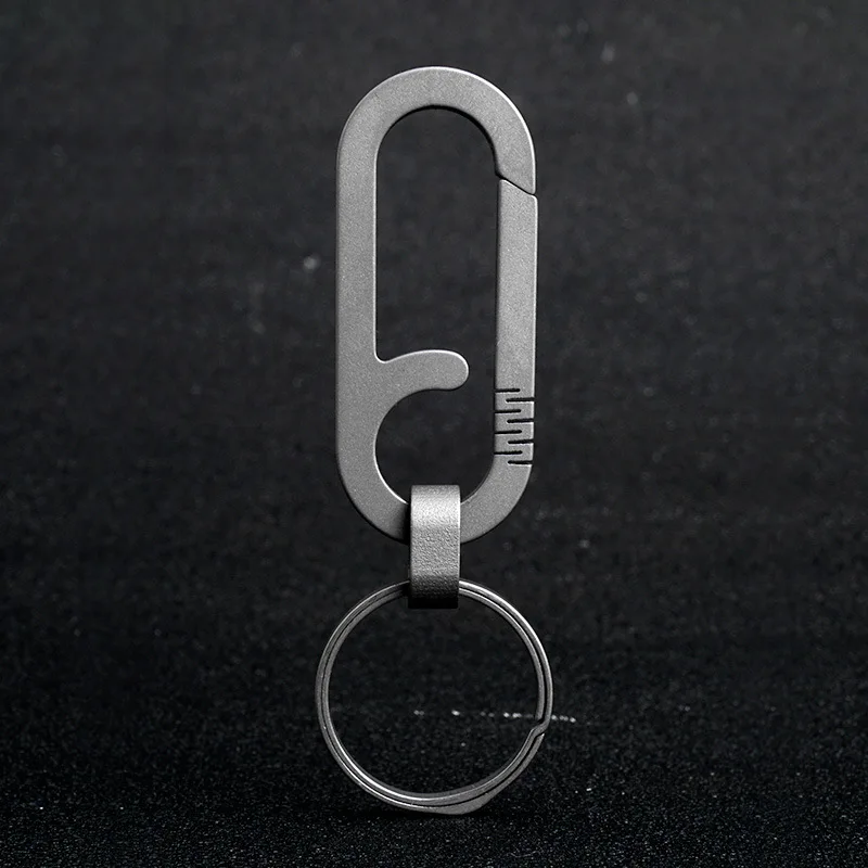Роскошный брелок из настоящего титана мужской и женский автомобильный