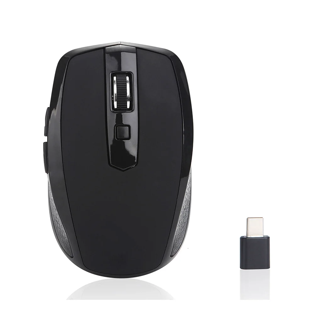 

Jelly Comb 2.4G USB Type C Wireless Mouse Slinet Click Ergonomic Mouse 800/1200/1600 DPI Mice For Macbook Pro Laptop Notebook PC