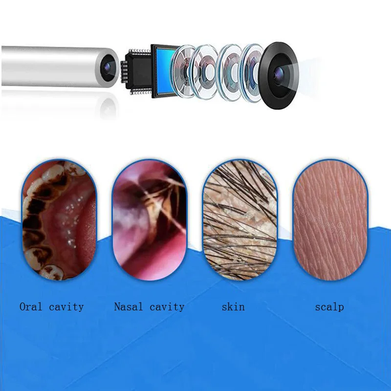 Медицинская эндоскопическая камера Водонепроницаемая мини-камера-эндоскоп с