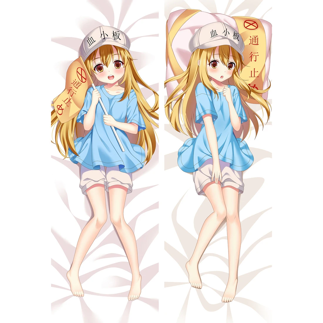 

Anime Cells at Work! Code Black Cosplay Pillow Case Dakimakura 2-Sided Bedding Hugging Body Pillowcase Peachskin