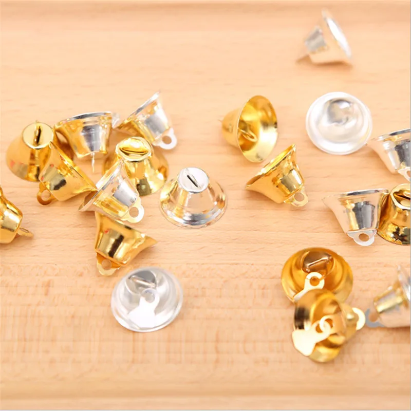 

2cm Christmas Bells 10Pcs Christmas Tree Decoration Christmas Decoration Supplies Golden Bells Christmas Decorations for Home