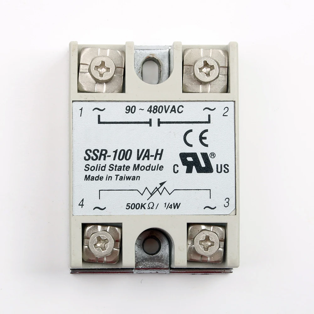 1 шт. твердотельные реле SSR-60VA-H SSR-75VA-H SSR-80VA-H SSR-100VA-H 500K ohm 4 Вт до 90-480 сети переменного