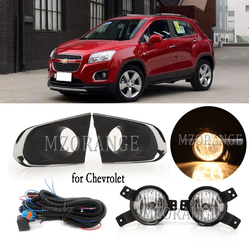 Туман светильник s Для Chevrolet Trax трекер 2013-2016 хром колпак противотуманных фар гриль