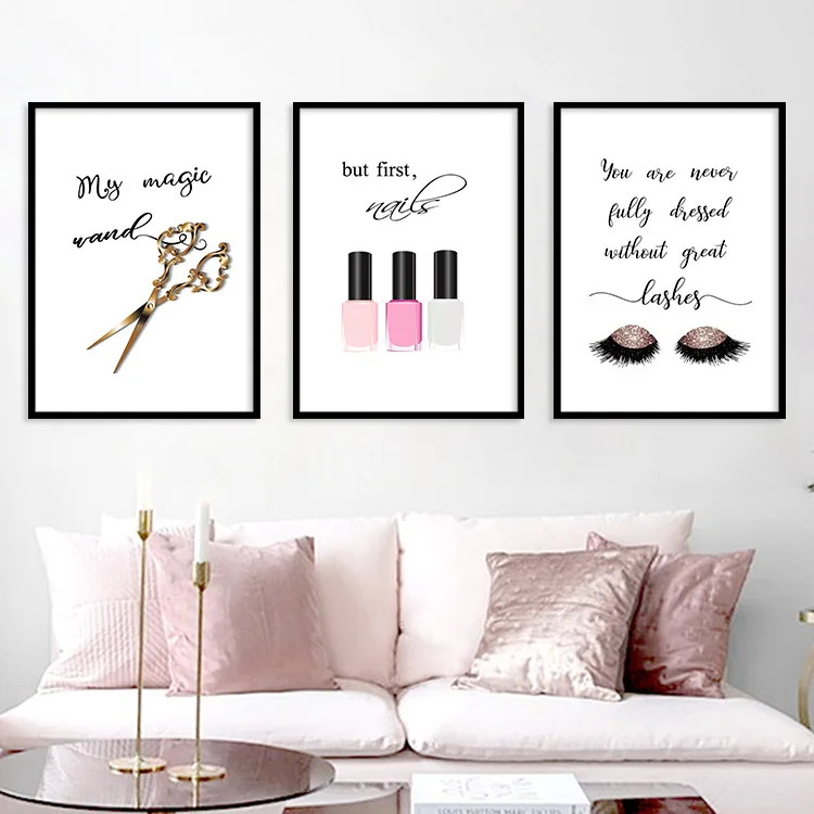 Новый скандинавский минималистичный модный постер для гостиной Парикмахерская