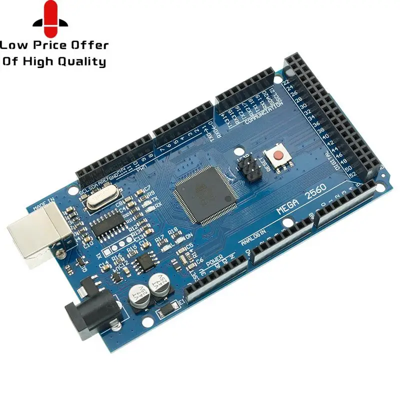 10 шт. SAMIORE ROBOT MEGA2560 MEGA 2560 R3 (ATmega2560-16AU CH340G) AVR USB-плата с/без USB-кабеля - купить по