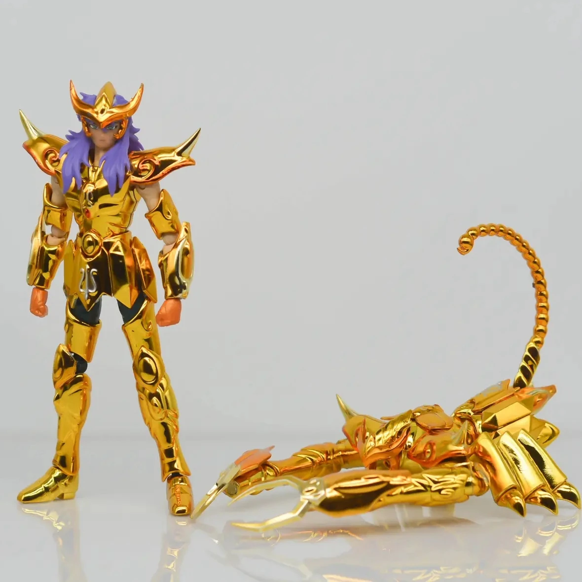 В наличии TV scorpio milo мини тканевый миф DDP 100 мм EX gold Saint Seiya с объектом металлическая