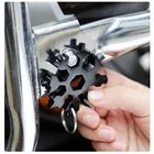 18 в 1 снежинки зимние инструмент гаечный ключ шестигранный ключ, дюймовый стандарт Многофункциональный Кемпинг на открытом воздухе Инструменты для выживания открывалка для бутылок Отвертка