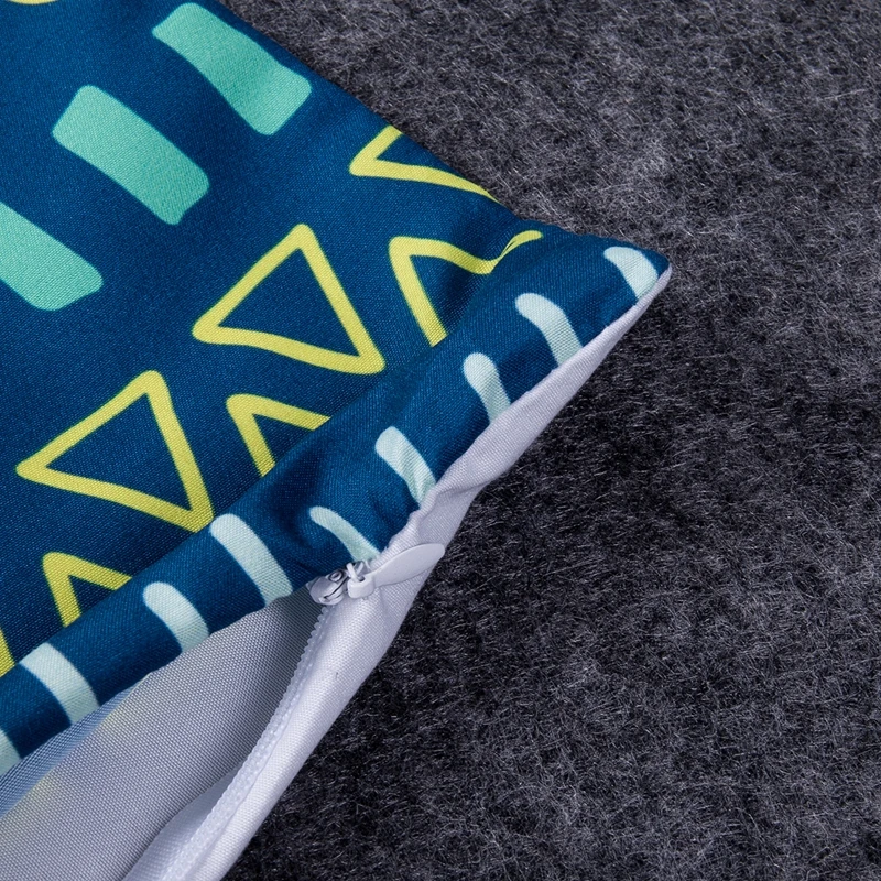 45х45см наволочка для подушки Чехол средиземноморские серии зеленый