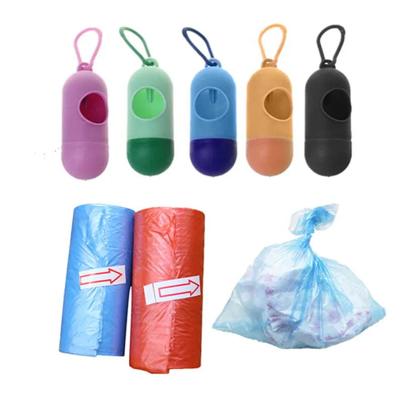 1/2/4pcs New Plastic Small Portable Baby Diapers Bags Rubbish Bags Garbage Bag Removable Box Nappy Bag