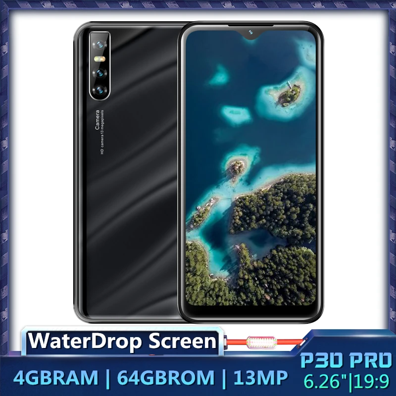 Оригинальные смартфоны P30 PRO 4 грамма 64 ГБ 13 МП мобильные телефоны на базе Android 19:9