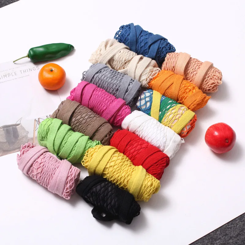 Унисекс складная Удобная сумка для покупок в сетку многоразовая тоут