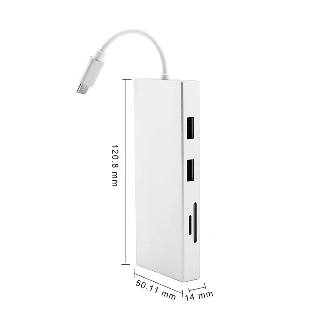 Мульти usb хаб 3 0 USB 1 Тип C на HDMI Совместимость с SD/TF устройство для чтения карт