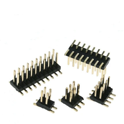 10 шт. 2 54 мм 0 1 27 Шаг SMD SMT двухрядный штырьковый разъем 2*2/3/4/5/6/7/8/10/12/20/40/50 соединитель
