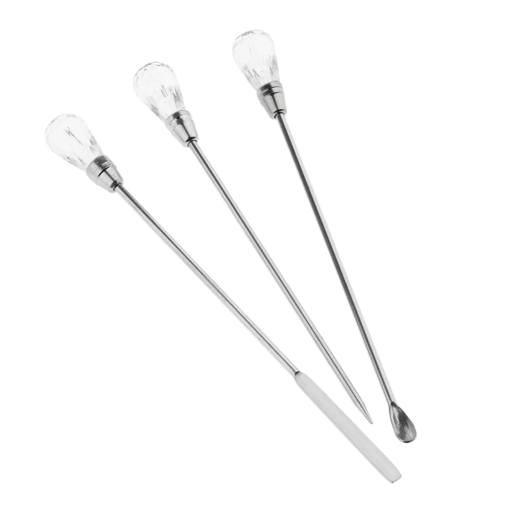 

3x пигмент для ногтей смешивание, перемешивание штанги/Лак для ногтей Mix Stick/пигмент для мануального татуажа, набор стержень
