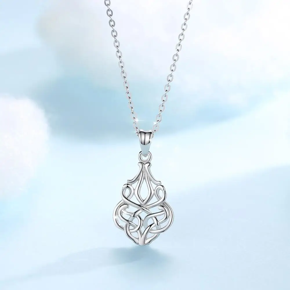 Ожерелье женское из серебра 925 пробы с геометрической линией D201|Подвески| |