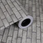 Самоклеящиеся обои в стиле ретро с имитацией кирпича, водонепроницаемая Наклейка на стену для гостиной, кухни, ресторана, настенная 3D Бумага