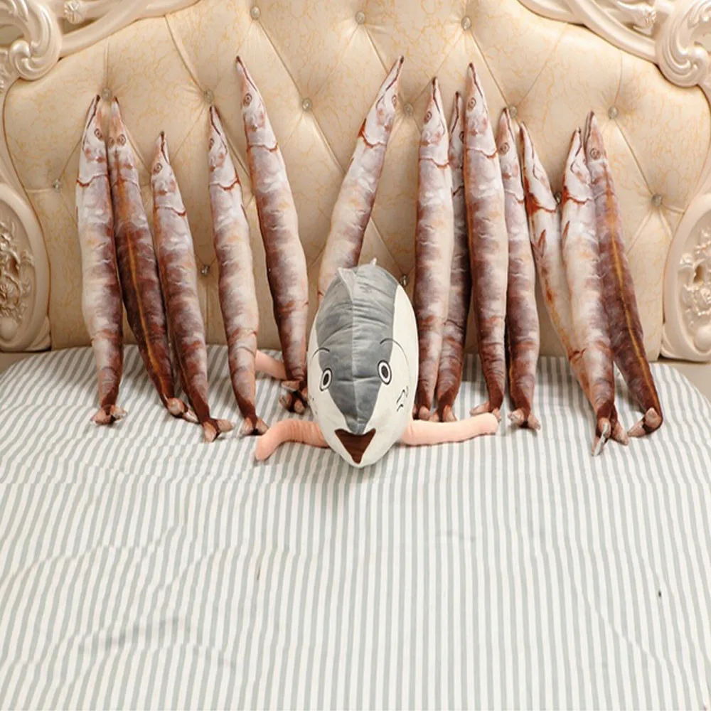 75 см новый дизайн соленая Подушка-рыба кукла плюшевая игрушка мягкая мультяшная