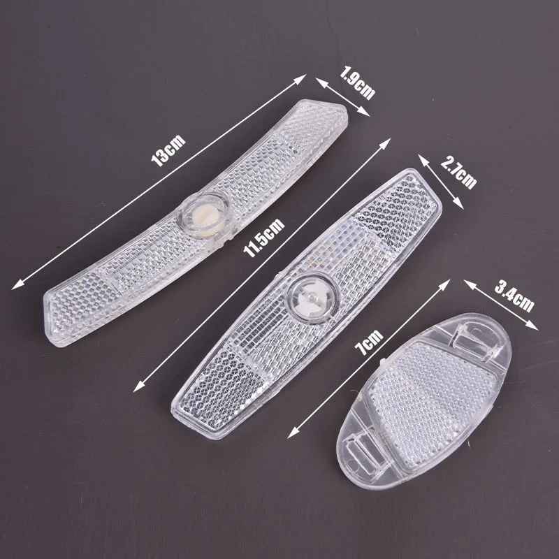 

4pcs Bike Spoke Reflector Mountain Bike Fish-shaped Steel Rim Spoke Reflectors Bicycle Wheel Rim Reflective Light Cycling Parts