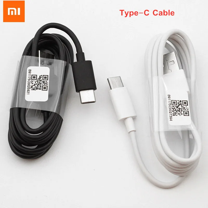 Оригинальный кабель для быстрой зарядки 100 см USB Type C Data Line Mi F1 F2 9 10 pro cc9 cc9e A3 6 6x Red mi