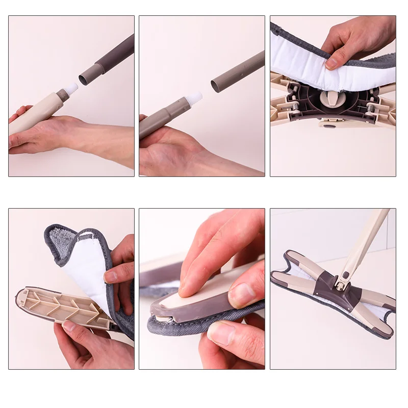 X type микрофибра напольная швабра с 3 шт шваброй ткань Замена Ручная стирка плоская