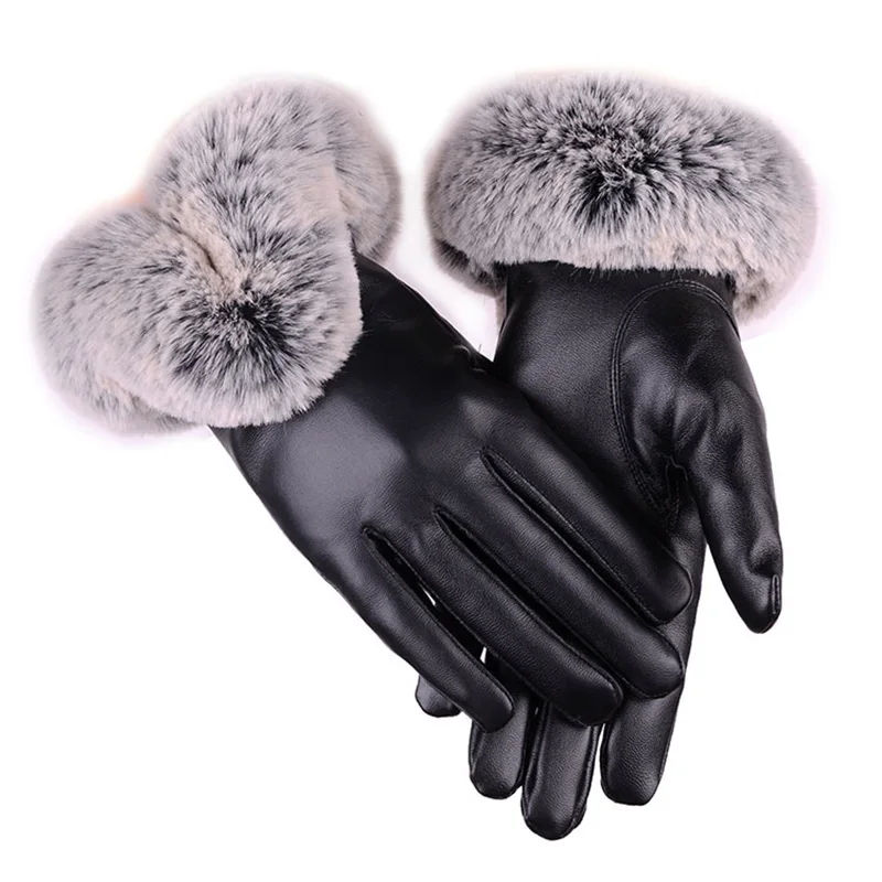 

Women Touch Screen Winter Gloves Autumn Warm Gloves Wrist Mittens Driving Ski Windproof Glove2021