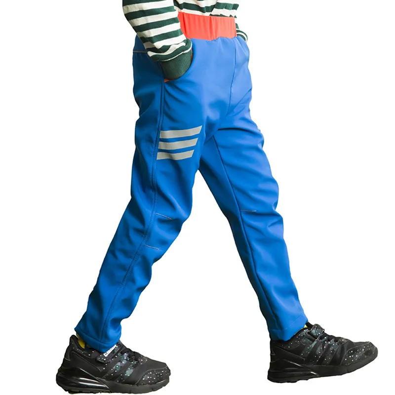 

Winter Waterproof Super Warm Colorful Ski Pants Girl and Boy Fleece-Lined Design Snow Sports Mountaineering Trousers