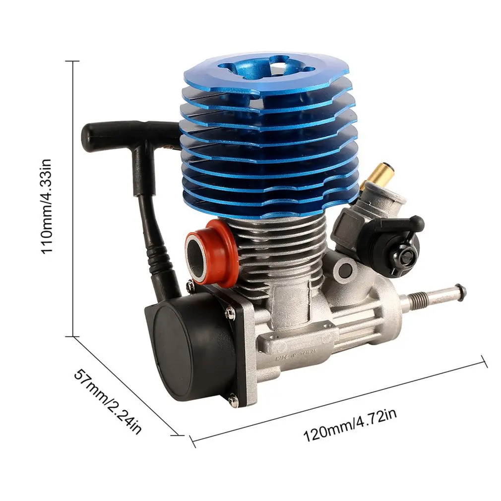 

Model Car Accessories 1/8 Scale Car Model Universal Remote Control Model Diesel RC Car 28-level Engine