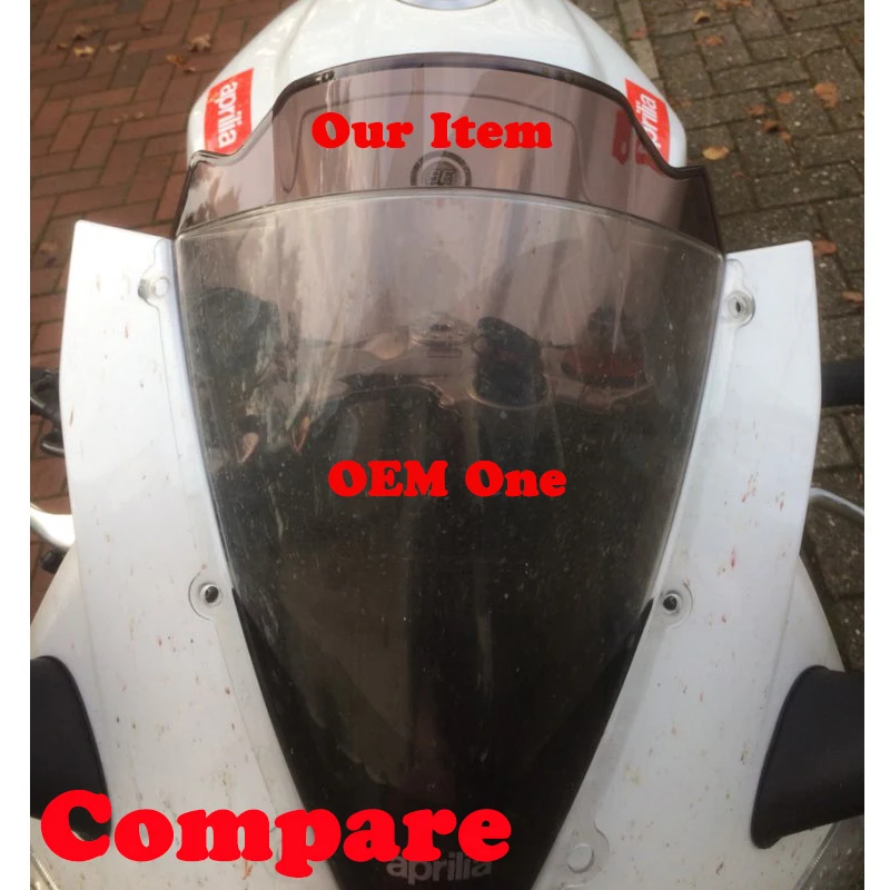 Riser Extend Windscreen For Aprilia RSV4 R 1000 Factory RS4 125 50 2009 - 2012 2013 2014 2015 2016 2017 2018 Screen Windshield | Автомобили
