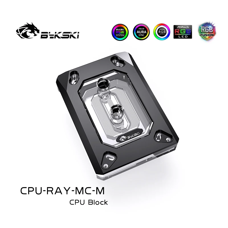 Bykski Процессор воды блок использовать для AMD RYZEN3000 AM3 AM4 1950X TR4 X399 X570 материнская