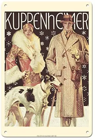 

Kuppenheimer - Men’s Clothing Brand - Advertising Poster by J. C. Leyendecker c.1950s - Metal Sign