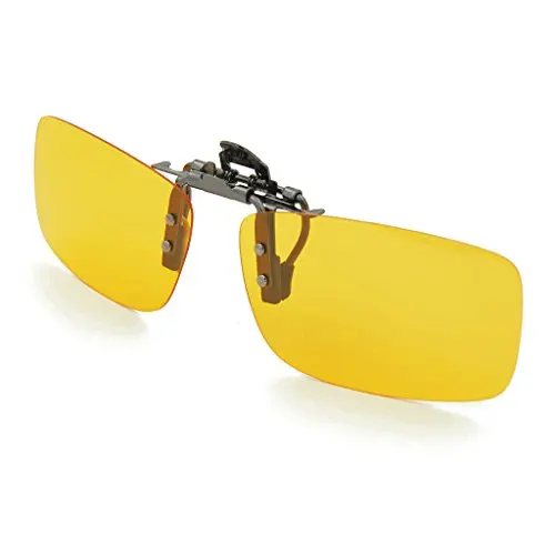4-Pack Polarized Clip-on Plastic Sunglasses Lenses Outdoor Walking Driving Fishing Cycling Night vision Yellow Grey Brown Green |
