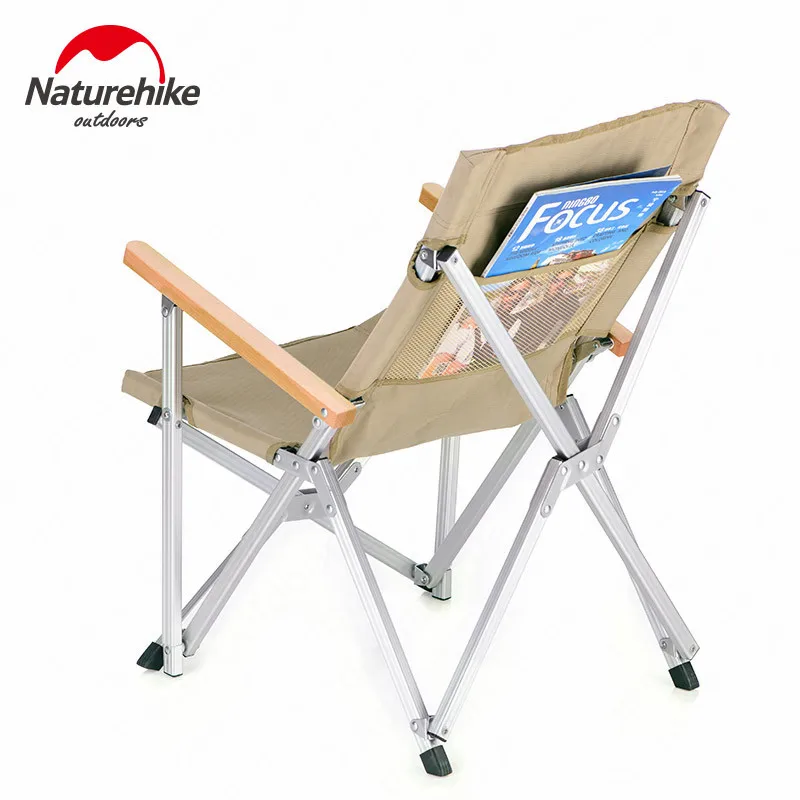 저렴한 네이처하이크 야외 알루미늄 합금 휴대용 접이식 캠핑 의자 피크닉 바베큐 낚시 의자