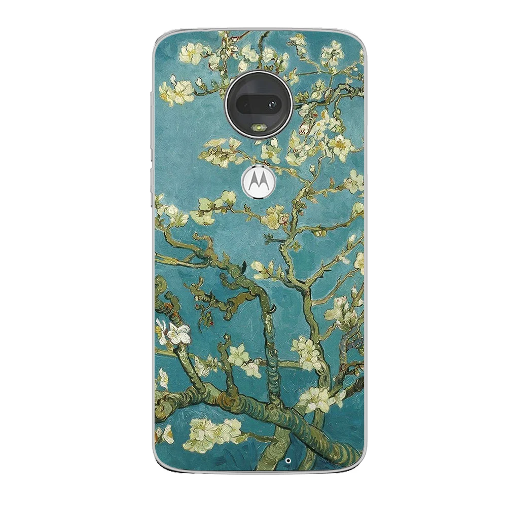painting flower case for motorola moto g7 g5 g8 g9 g10 g5s g6 e5 e6 e7 plus play power soft silicone tpu shockproof phone fundas free global shipping