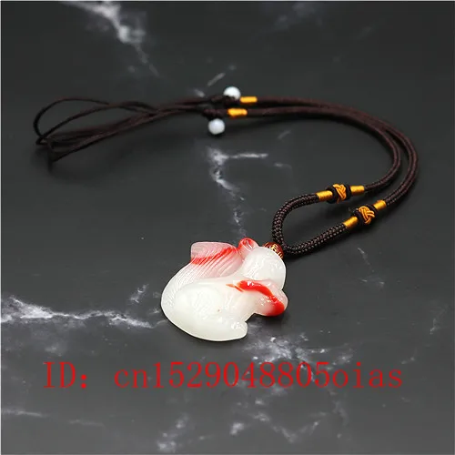 Натуральный красный белый (Hetian) нефрита Нефритовый камень подвеска в виде белки