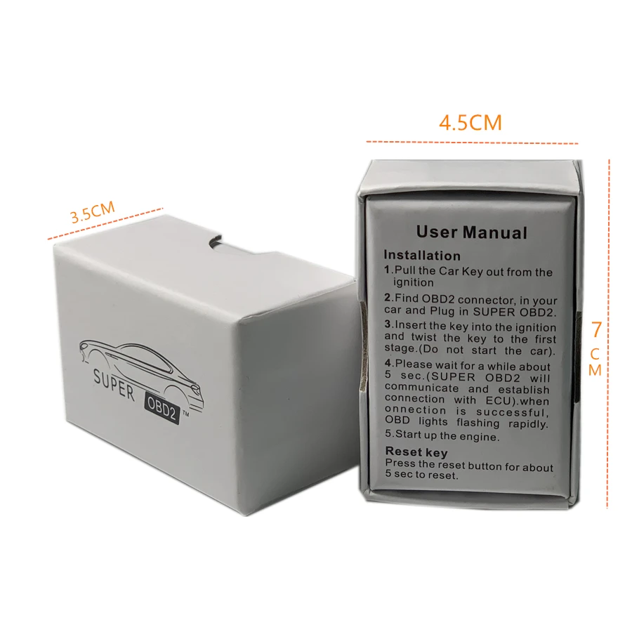 Полный чип PIC16F59 Super OBD2 NitroOBD2 ECU тюнинг коробка Plug Drive больше мощности крутящего
