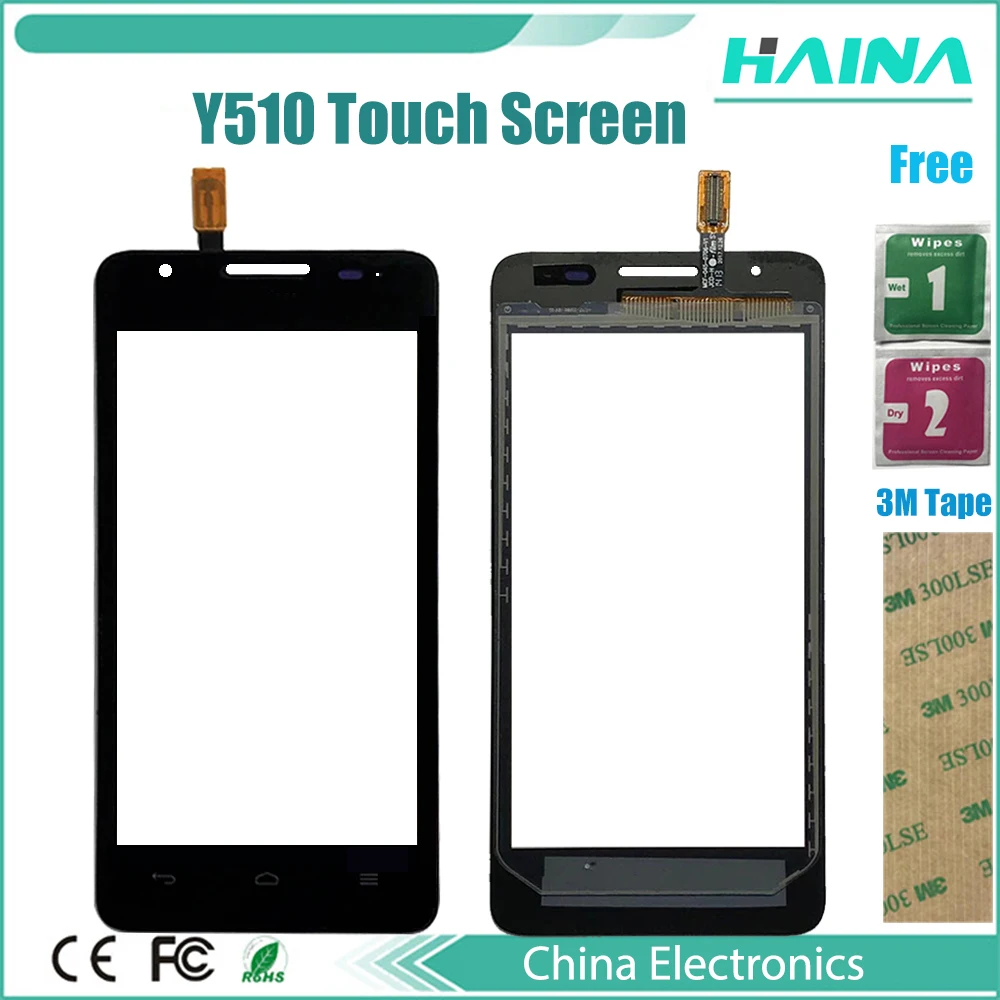 Дигитайзер сенсорного экрана телефона для Huawei Ascend G510 сенсорный экран Переднее