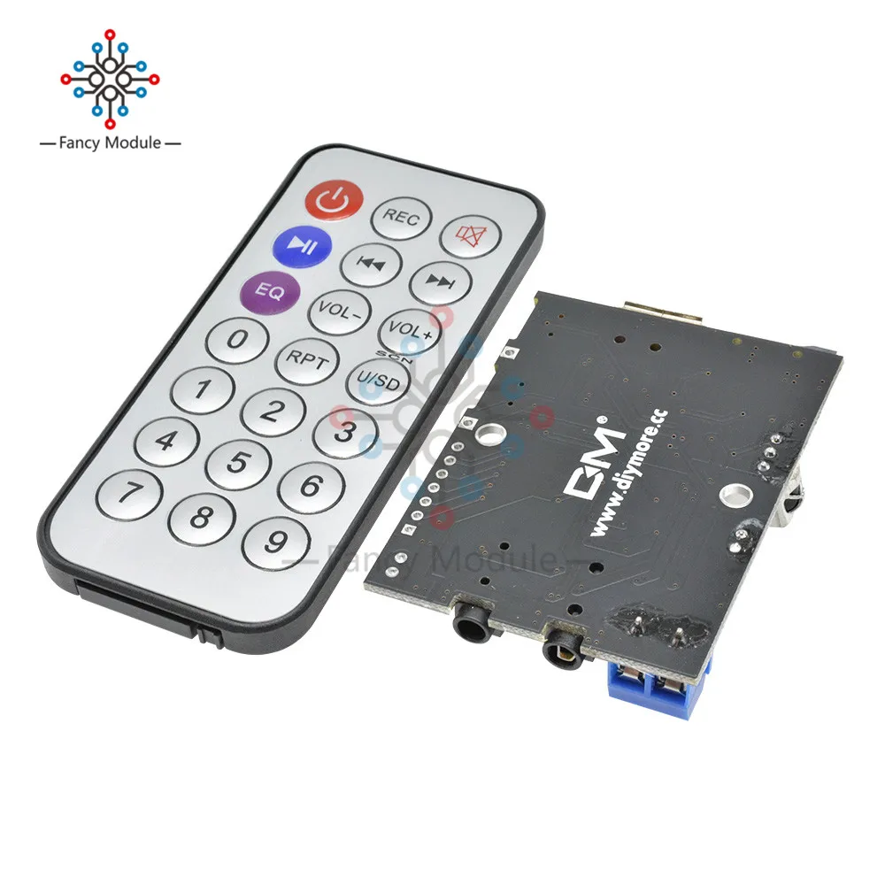 MP3 WMA WAV декодер доска DC 5V блок питания Micro USB 2 Вт усилитель TF карта u диск аудио AUX с