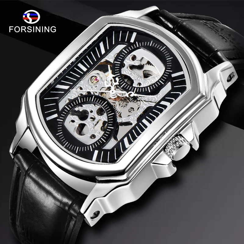 Winner Ретро Классический дизайнерский серебристый чехол из нержавеющей стали