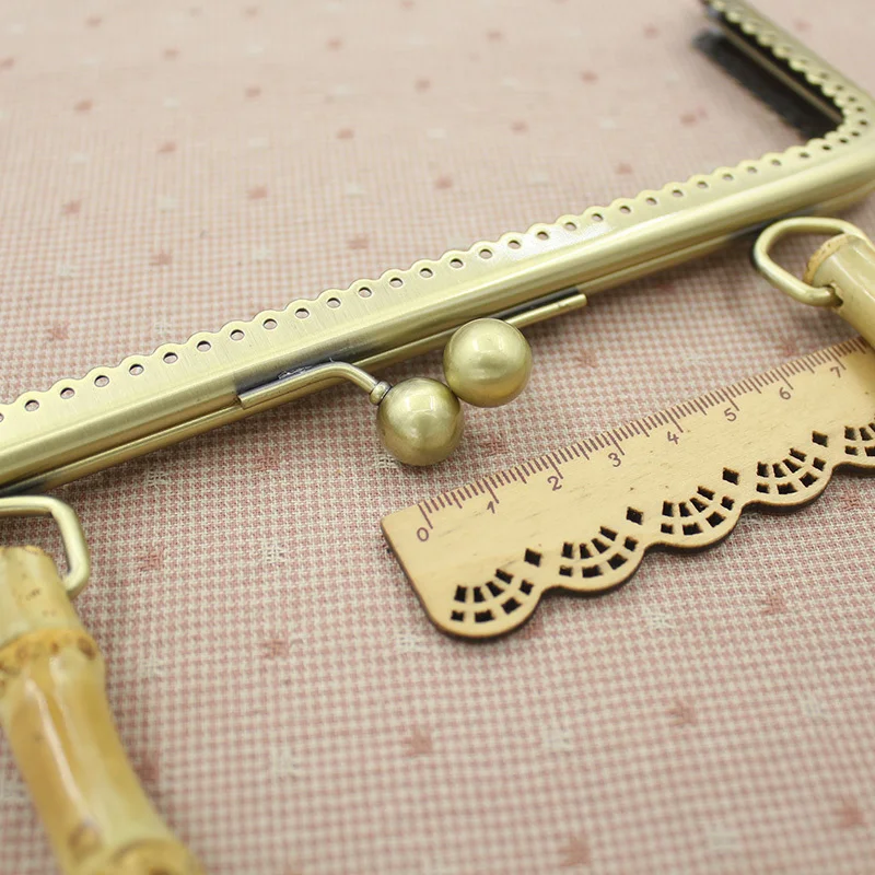 10 Pcs Per Lot Size 20 Cm 25 Metal Purse Frame With Bamboo Bag Handle Diy Handbag Accessories China Online Shop | Багаж и сумки