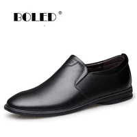 genuine leather men shoes slip on loafers moccasins comfortable flats shoes breathable casual shoes outdoor walking shoes men