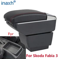 for skoda fabia 3 armrest for skoda fabia iii car armrest box retrofit parts storage box car accessorie 2015 2019 2016 2017 2018