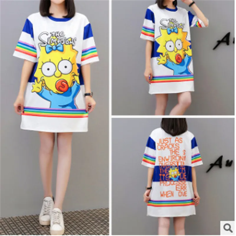 Новинка женское платье-футболка 2020 летнее модное милое платье принцессы с