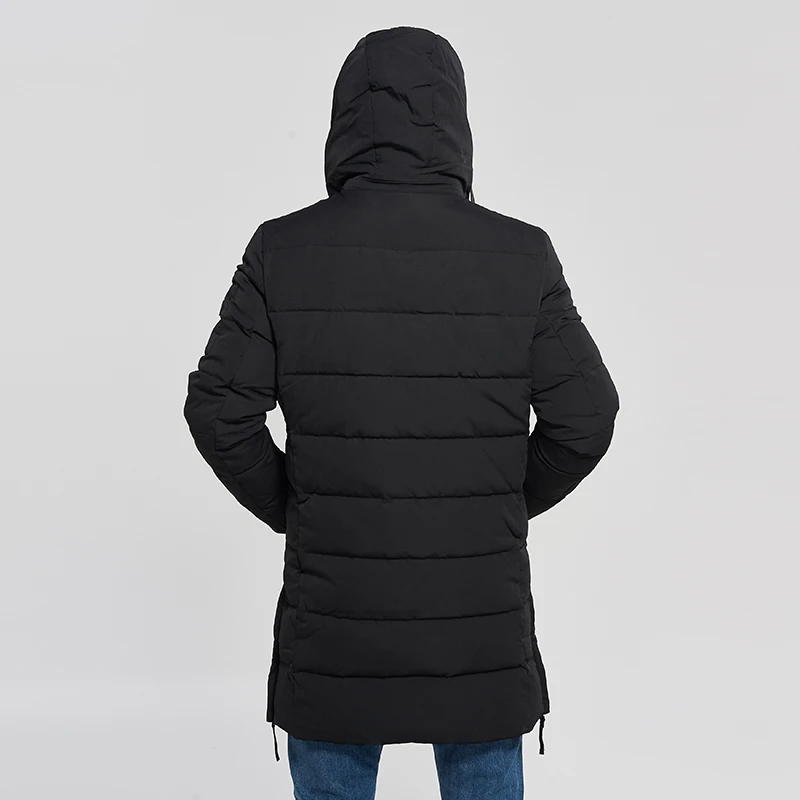 2021 Новое Зимнее Пальто Мужское Куртка Мужская Зимняя Толстая Длинная Хлопковая