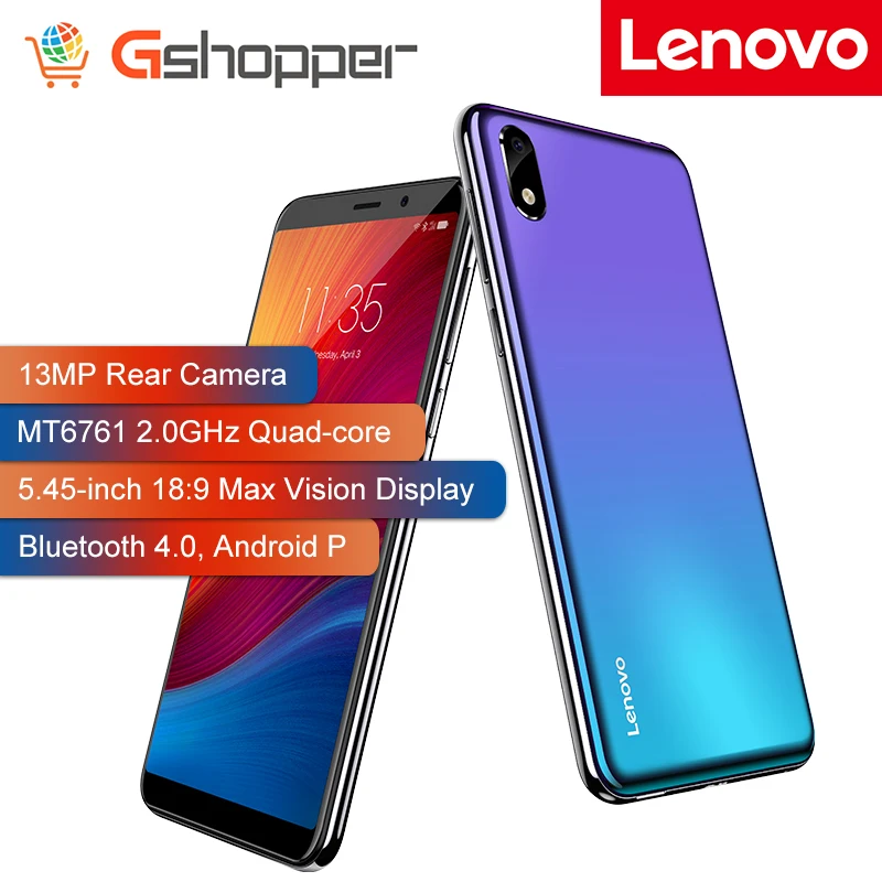 Глобальная версия lenovo A5 s A5S 5,45 дюймов HD 18:9 экран 2 Гб 16 Гб MT6761 камера 13 МП смартфон 3000 мАч разблокировка лица телефон