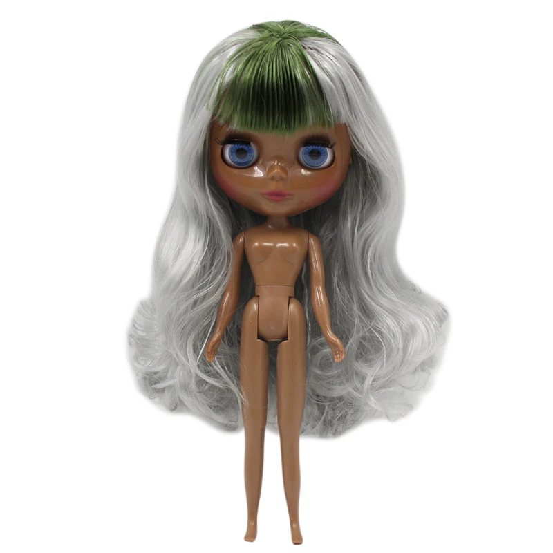 Glossy face Ледяная фабрика Blyth кукла Обнаженная соединение тела с ручной набор A& B 1/6 BJD Модная Кукла подходит diy Макияж Специальная цена - Цвет: Glossy face