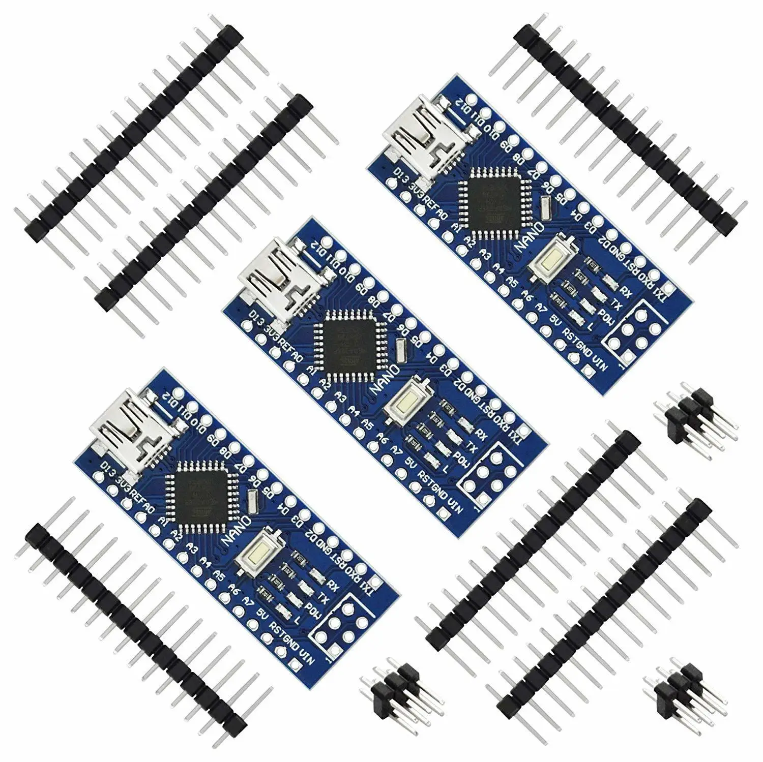 Плата микроконтроллера Usb Nano V3.0 Atmega328 Ch340g 5 в 16 м для Arduino|Интегральные схемы| |