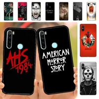 yinuoda tv american horror story ahs 1984 phone case for redmi note 8 7 9 4 6 pro max t x 5a 3 10 lite pro